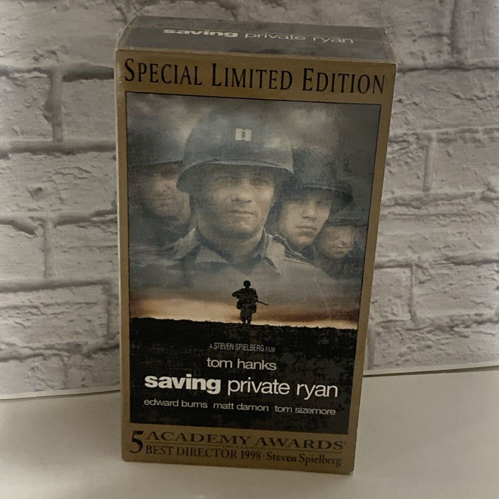 *Saving Private Ryan VHS Special Limited Edition Tom Hanks NEW Factory Sealed